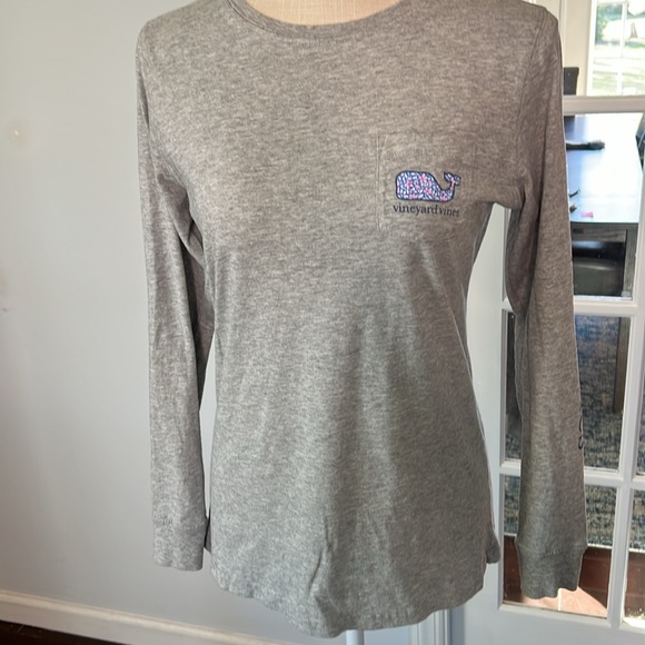 Vineyard Vines Tops - VINEYARD VINES long sleeve tee, grey size XS